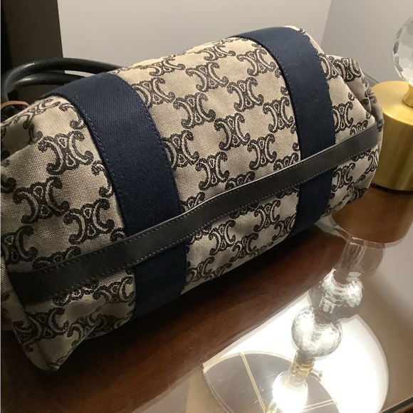 Celine Macadam tote blue - Picture 4 of 7